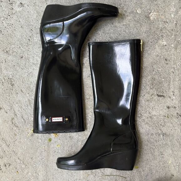 Hunter Moss wedge rain boot - Picture 2 of 8